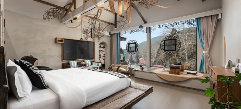 花筑·匡境可以居民宿(庐山如琴湖牯岭街店)图片