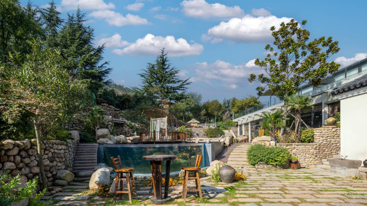 花筑·涵煦园庭院汤泉民宿(崂山区店)图片