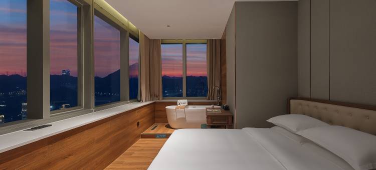 泊雲漫居·高空城景|SeaView云端酒店(深圳水贝国际黄金珠宝城店)图片