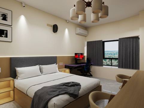 大富鲨·轻享电竞民宿(济南融创乐园店)