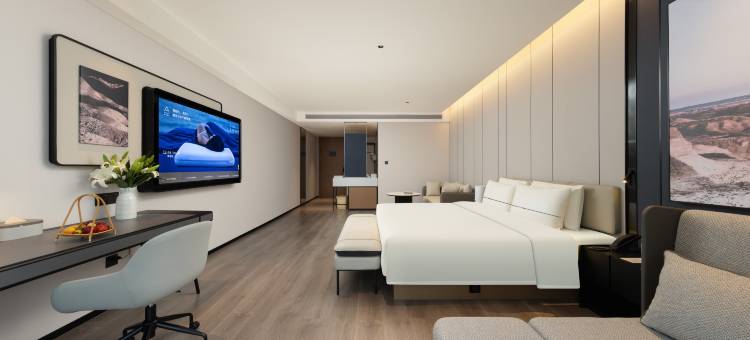 呼和浩特和林格尔数聚小镇亚朵酒店图片