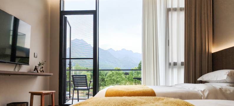 山河・逸居观景休闲民宿 (九华山大愿文化园店)图片