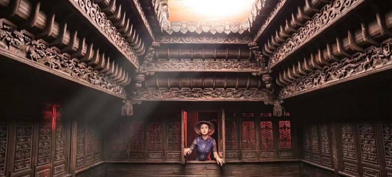 三间堂百年徽商俞家(婺源月亮湾店)图片