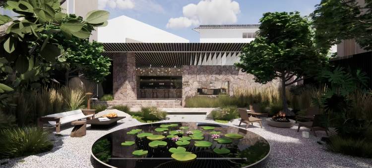 大理古城·理安听风Vitae私汤庭院图片