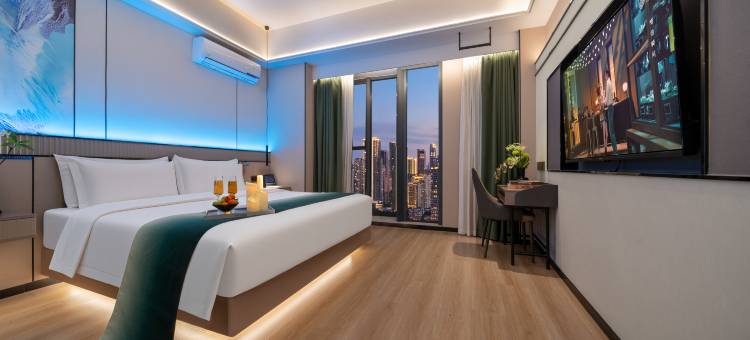 叶与晨电竞电影酒店(学苑路木兮里购物公园店)图片