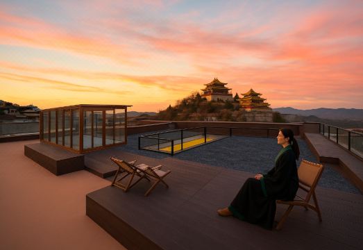 香格里拉宜居舍 | Livable · 智能影音富氧酒店（独克宗古城店）外景图