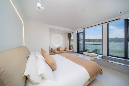 花筑·初恋遇见你·一线湖景私汤民宿(太湖横山岛店)图片