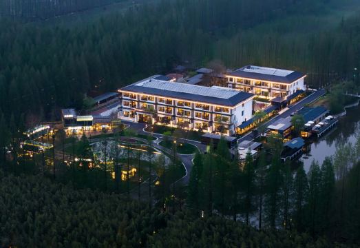 黄海森林花间亭·静林外景图