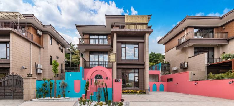 佛冈乐之谷凤凰温泉滑梯泳池别墅图片