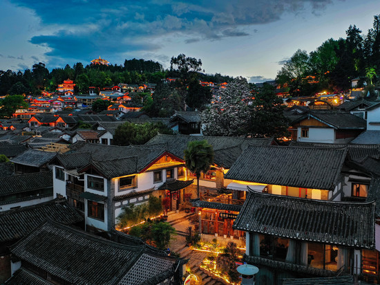 国泰府Cathay||Old town palace古城观景客栈(丽江古城大水车店)