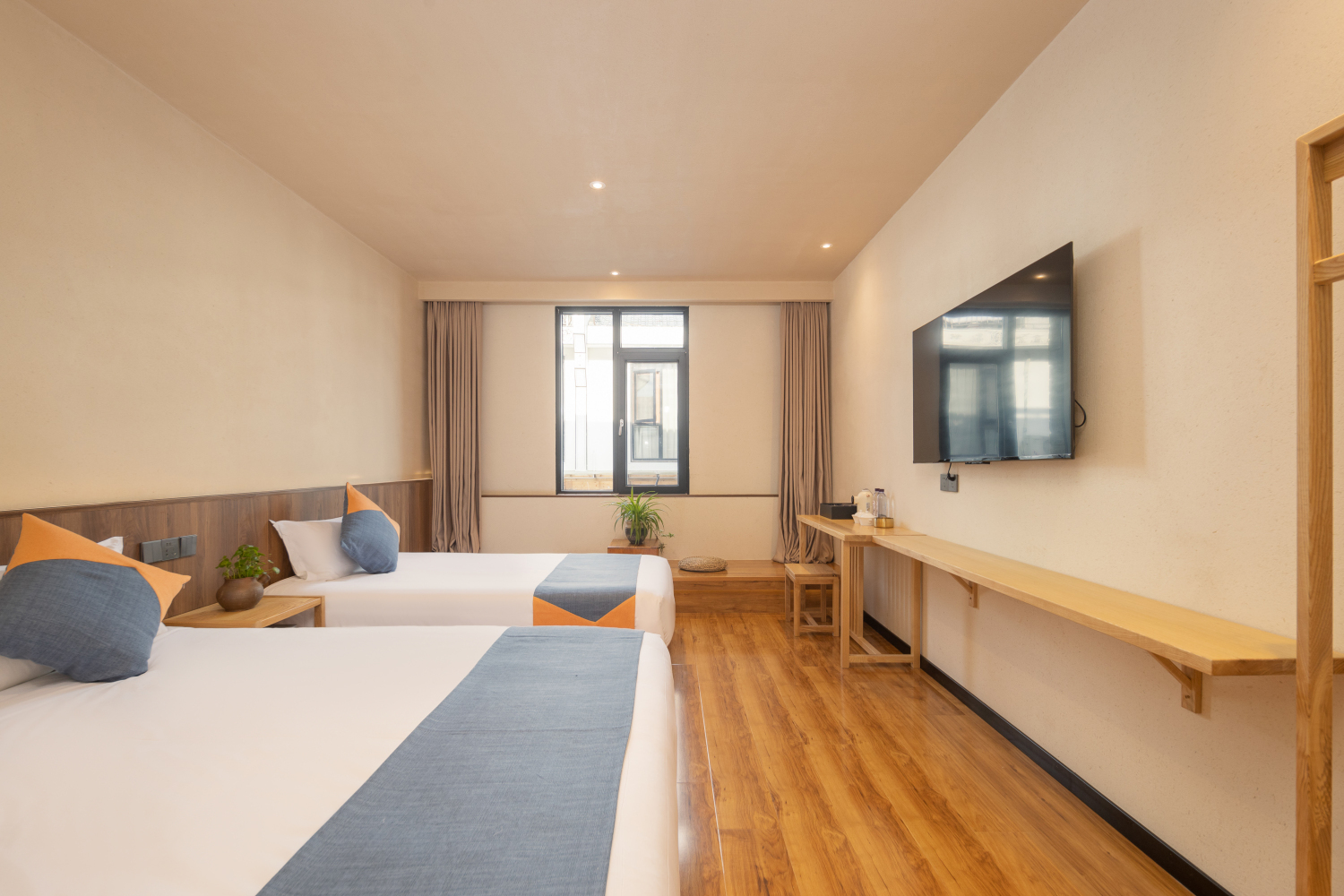 Shuxiang Tea Garden · Light intelligent whole house wood · Heart Peace home Chinese style MeishuOver view