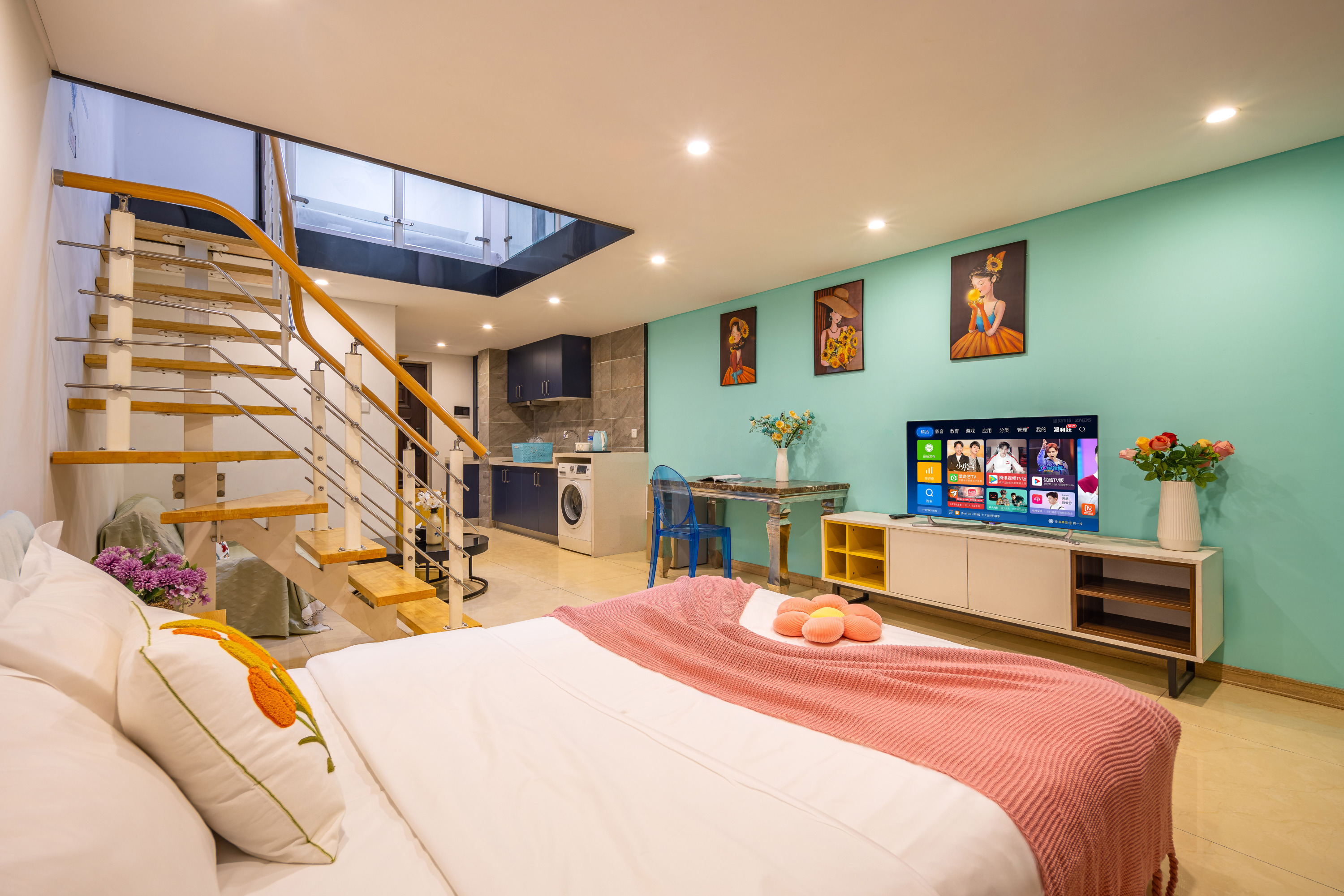 Muen LOFT Light Luxury Apartment (Qingdao North Railway Station Yongnian Road Subway Station) Over view