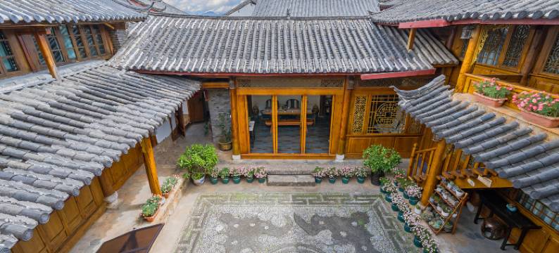 晴初阁·Mirth-sun新中式·秘密花园│东方美学民宿(古城大水车店)图片