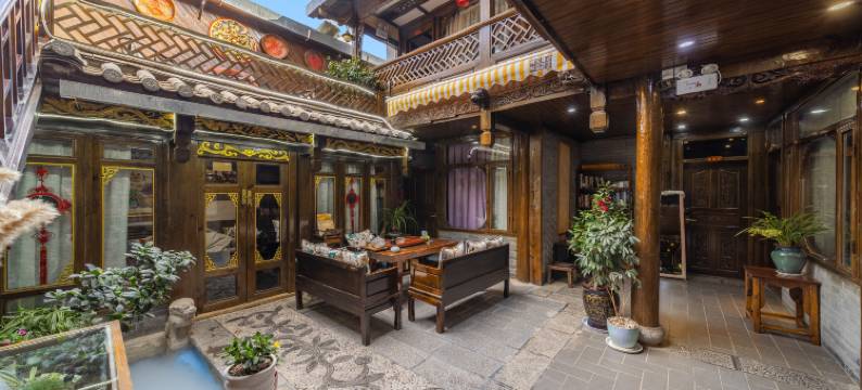 四方驿栈·Lijiang青瓦墨韵|油伞逸梦纳西庭院(古城大水车店)图片