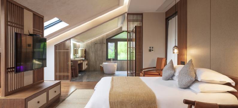 邸湖悦舍・瀑布无边泳池光影美宿(缙云仙都景区店)图片