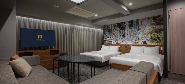 大阪难波WEST曼迪尊贵公寓酒店(MONday Apart Premium OSAKA NAMBA WEST)图片