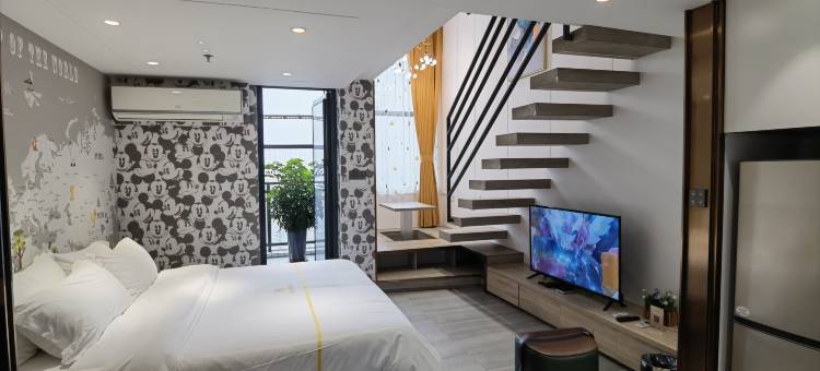 柏圣漫智慧服务公寓(中山石岐完美金鹰广场店)图片