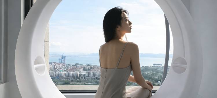 汕头・白月光ㅣ云端海景Skyscraper・天际观景・设计师美宿(万象城店)图片