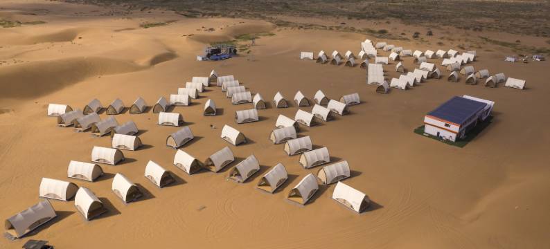 璀璨星空starry·日落映沙360°观景大漠酒店图片