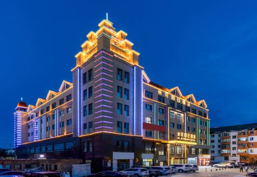 哈巴河米可假日酒店外景图