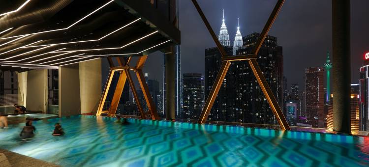 吉隆坡Scarletza公寓近双子塔KLCC柏威年 无边泳池 By Gravity(Scarletz KLCC @ Apartments By Gravity 【6mins Kuala Lumpur Tower(KL Tower) + Rooftop Infnity pool】)图片