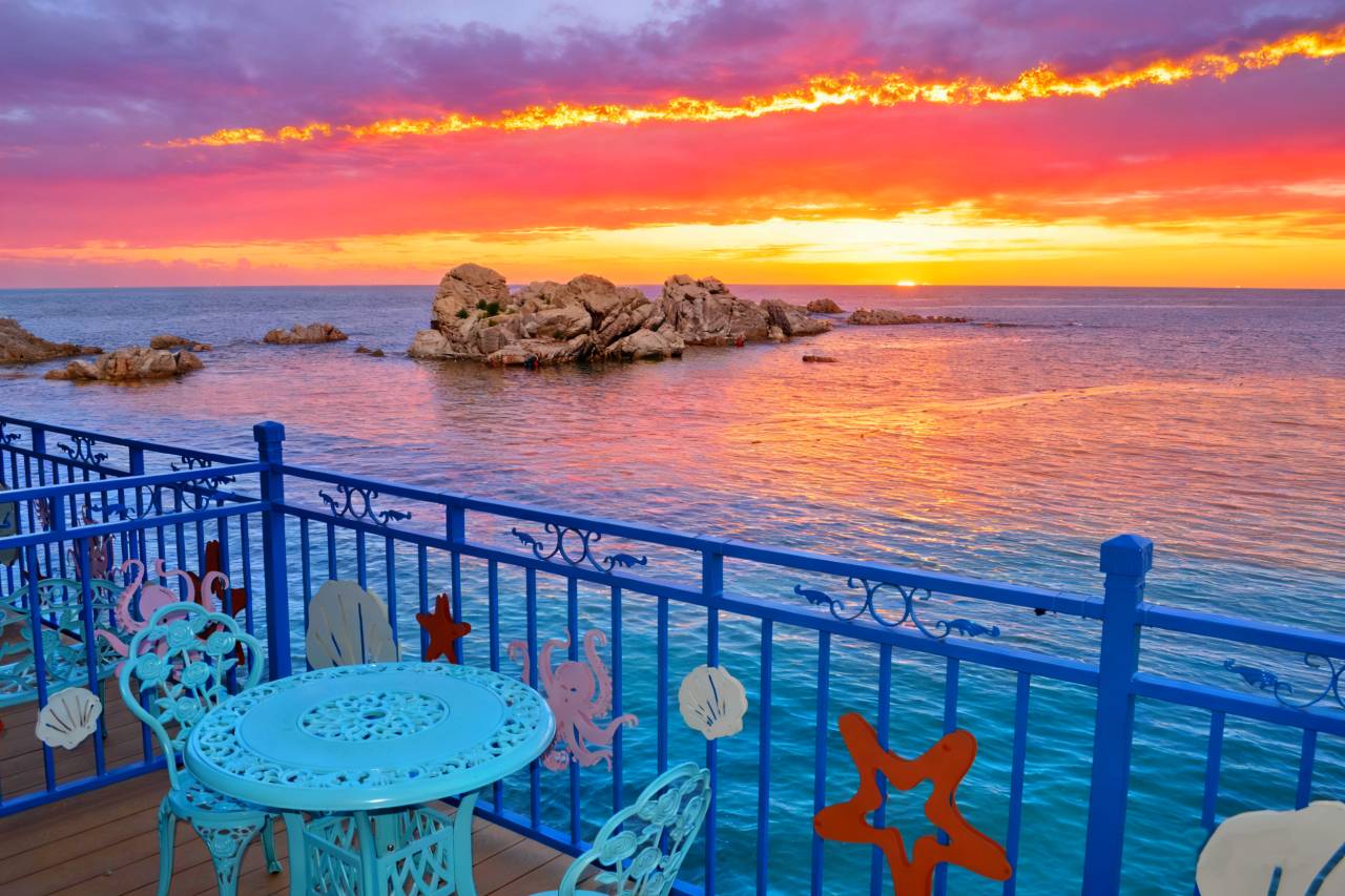 海天一色拾贝湾海景日出亲子酒店(鸽子窝碧螺塔店)图片