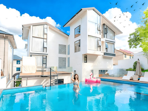 星漫河·一宅一院Forest森活氧吧无边泳池美墅(OMG心跳乐园店)