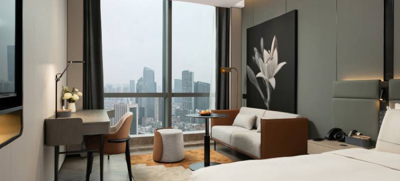 武汉汉正街江汉路步行街高空江景亚朵S酒店图片