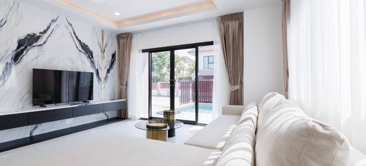 芭提雅The Lake【四卧⭐️五卧独栋泳池别墅/ 水上市场⭐️免费停车】(Pattaya detached four-bedroom five-bed room pool villa)图片