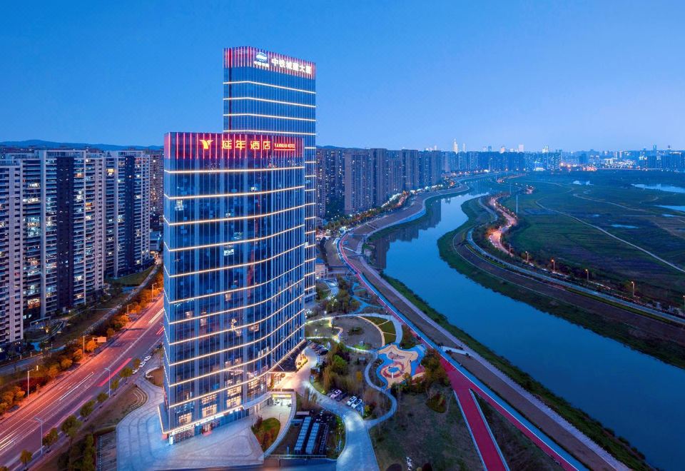 长沙延年洋湖公园酒店外景图