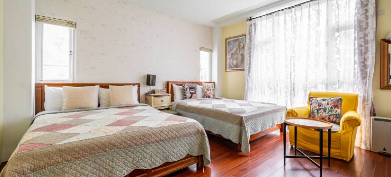 花莲白色棉花糖民宿图片