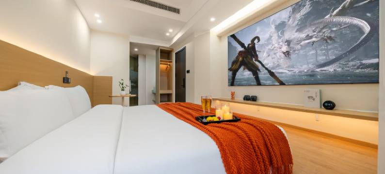 季風艺术影宿酒店(通川区四川文理学院莲花湖校区店)图片