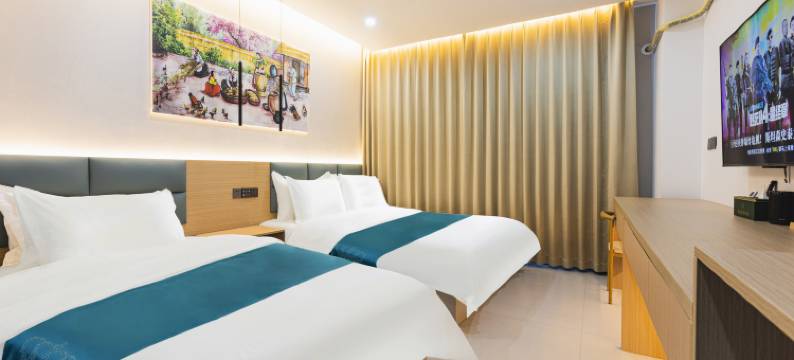 美延·智能酒店(延吉延边大学网红墙店)图片