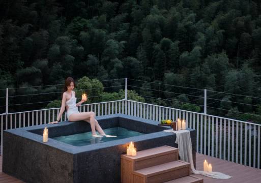 贝云阁·山野溯溪·私汤度假Villa美宿图片