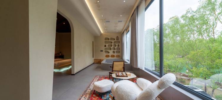 璞舍·Lake view设计师Villa湖景度假美宿(中卫沙坡头水镇店)图片