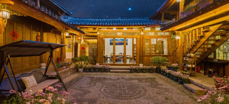 晴初阁·Mirth-sun新中式·秘密花园│东方美学民宿(古城大水车店)图片