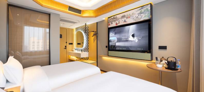 栀子·艺术酒店(延吉延边大学网红墙店)图片