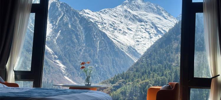 德钦雨崩如果观景客栈图片