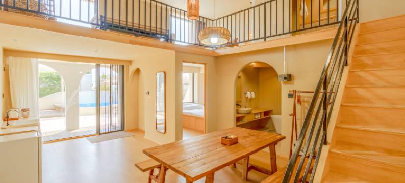 栖在蓝岸·地中海浪漫风情海景度假美宿(星海广场店)图片