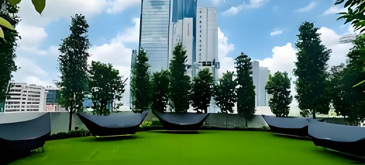 KLCC 雅居乐【中文服务⭐5分钟到武吉免登/帕威廉/TRX⭐花园泳池】(Agile Bukit Bintang BNB at KLCC【Located in TRX+5 mins to Bukit Bintang+Infinity pool】)图片