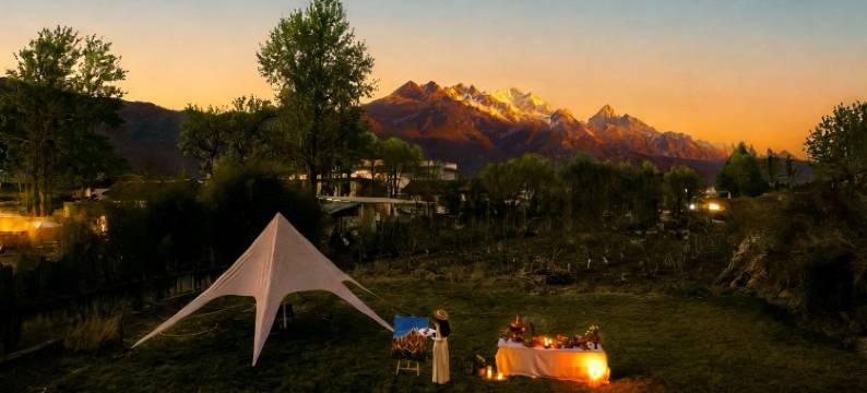 碾尘·日照金山丨TerraWind 雪山诧寂美宿【白沙古镇店】图片