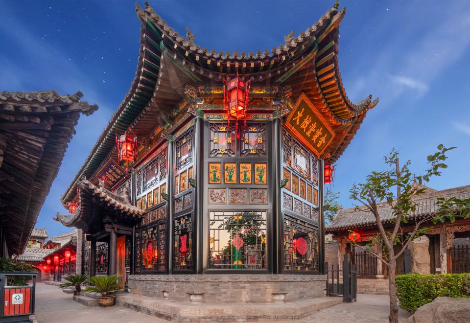 平遥大戏堂宾舍外景图
