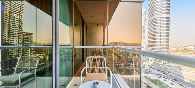 bnbme | JLT 时尚单间公寓 - 5分钟可至地铁(bnbme | Stylish Studio in JLT - 5 Min to Metro)图片