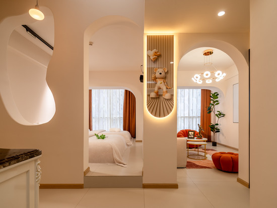 橙桔·Sparkle|拾光极影设计师轻奢美宿(南屏步行街翠湖公园店)