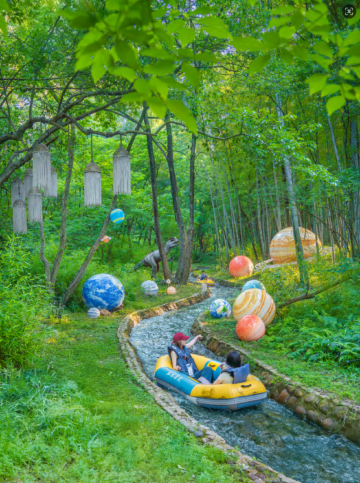 茅山森林世界度假村竹林山居图片