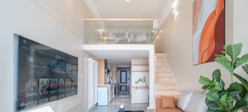 全橙·乐喜LOFT海景智能影院公寓(日照高铁站华润万象汇店)图片