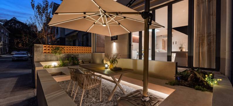 筑·山哈|美学空间·侘寂风 Encounter 艺宿(天台山风景区店)图片