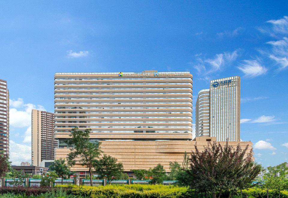 银川閲彩城凯悦嘉寓酒店外景图