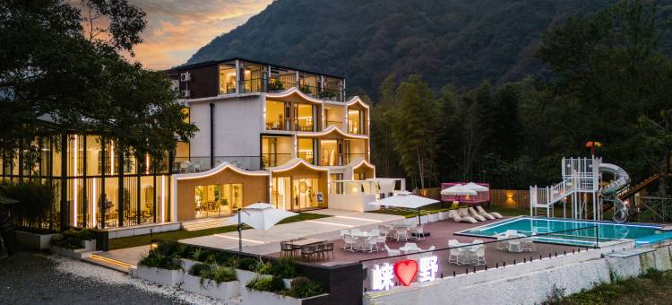 崃野·温泉私汤环山星空设计师度假美宿(泾县月亮湾景区店)图片