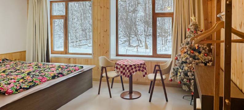 雪谷牤牛河驿站图片